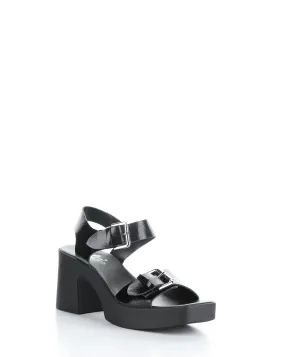 VELA BLACK Buckle Sandals