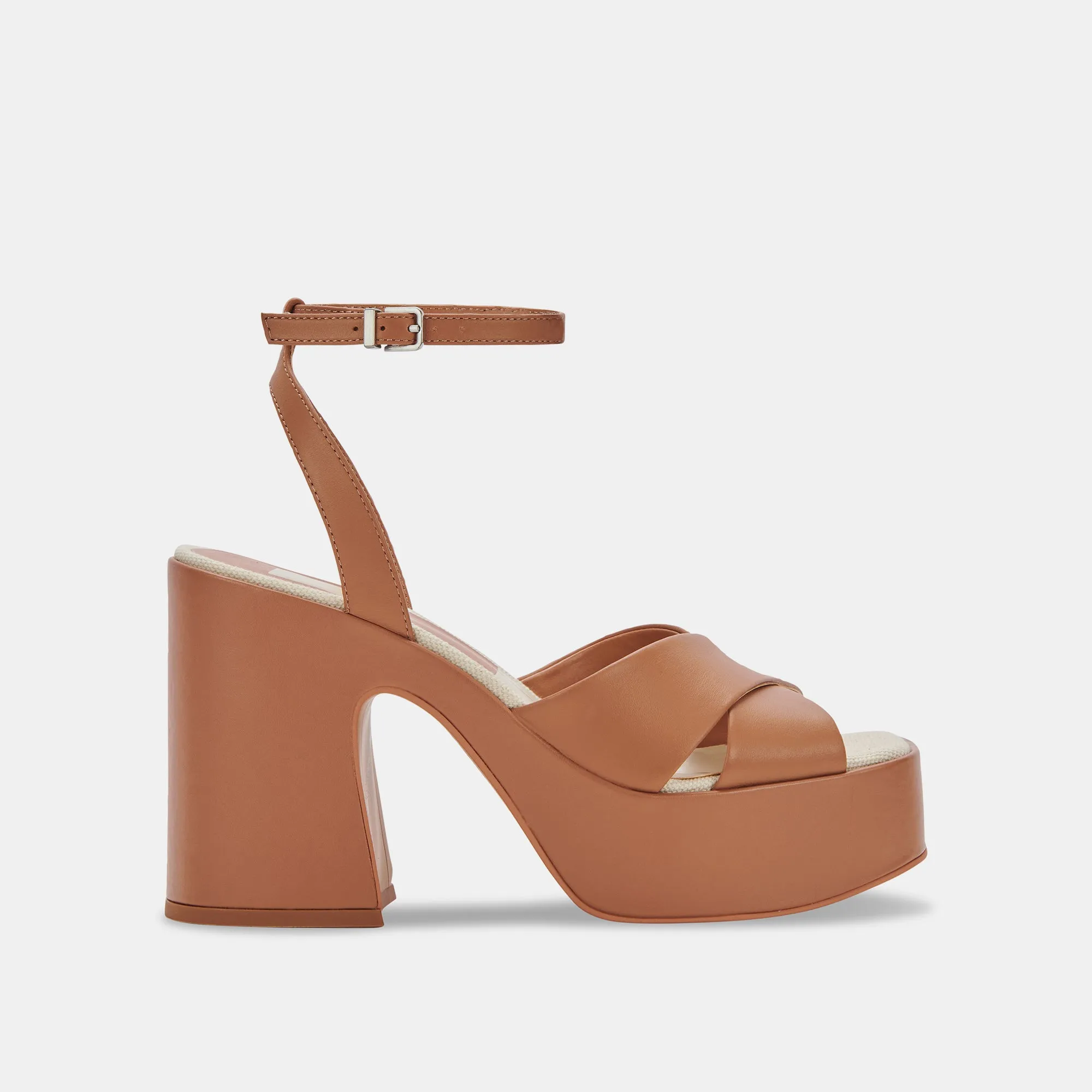 WESSI HEELS CARAMEL LEATHER