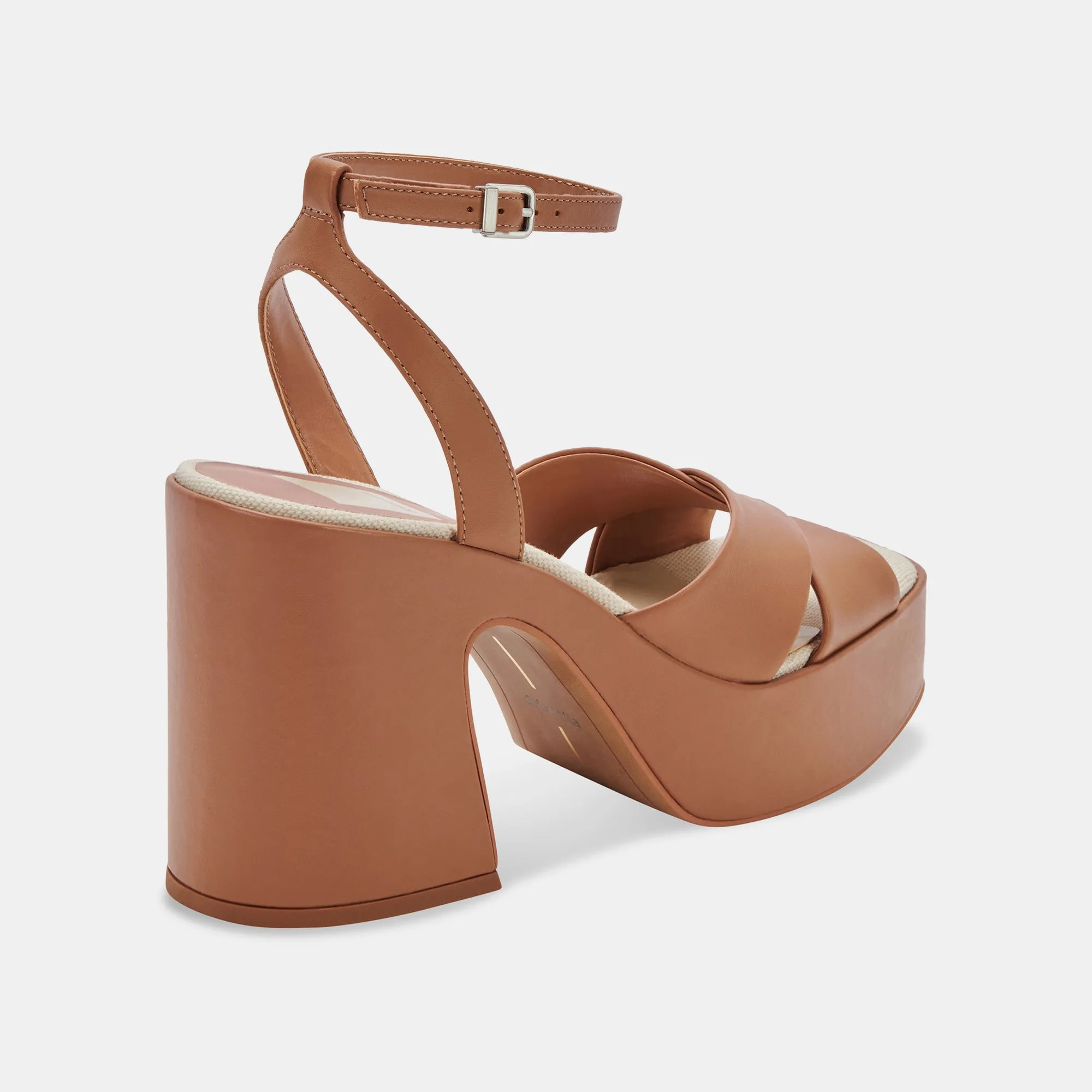 WESSI HEELS CARAMEL LEATHER