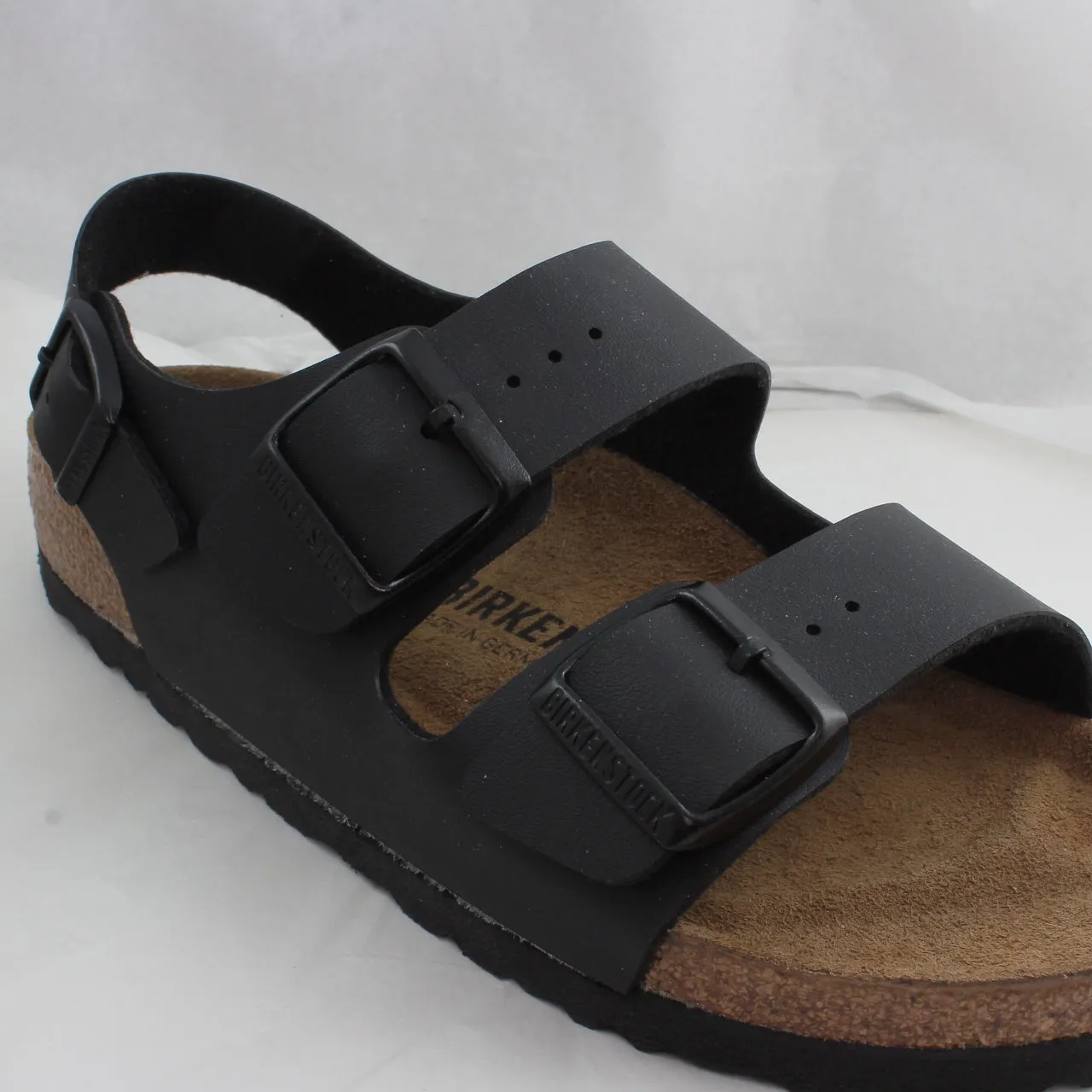 Womens Birkenstock Milano Sandal Black