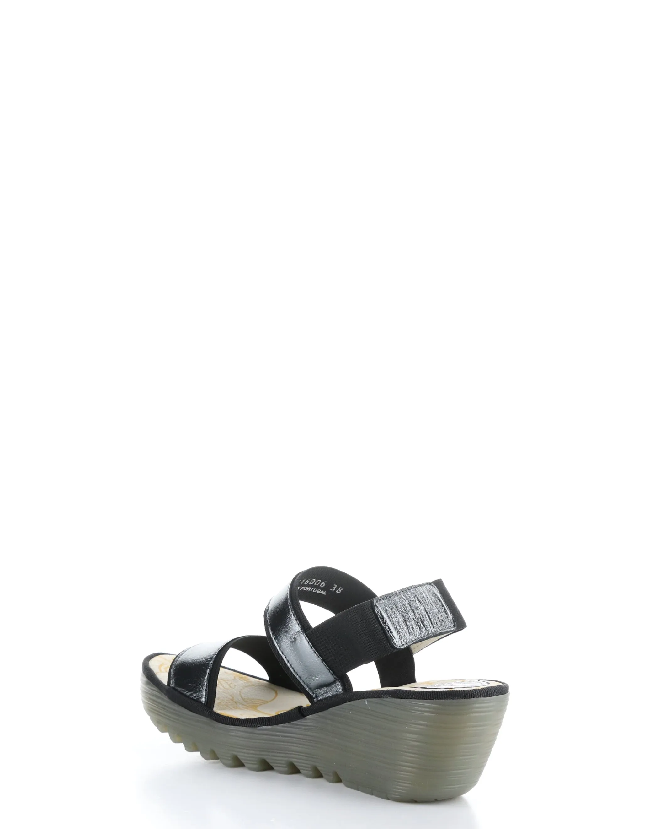 YACO416FLY 006 GRAPHITE Elasticated Sandals