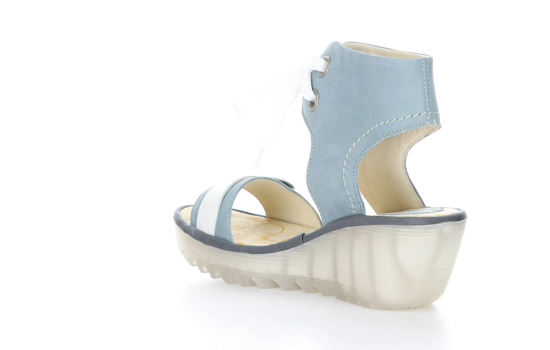 YAJE301FLY Pale Blue/Offwhite Ankle Strap Sandals