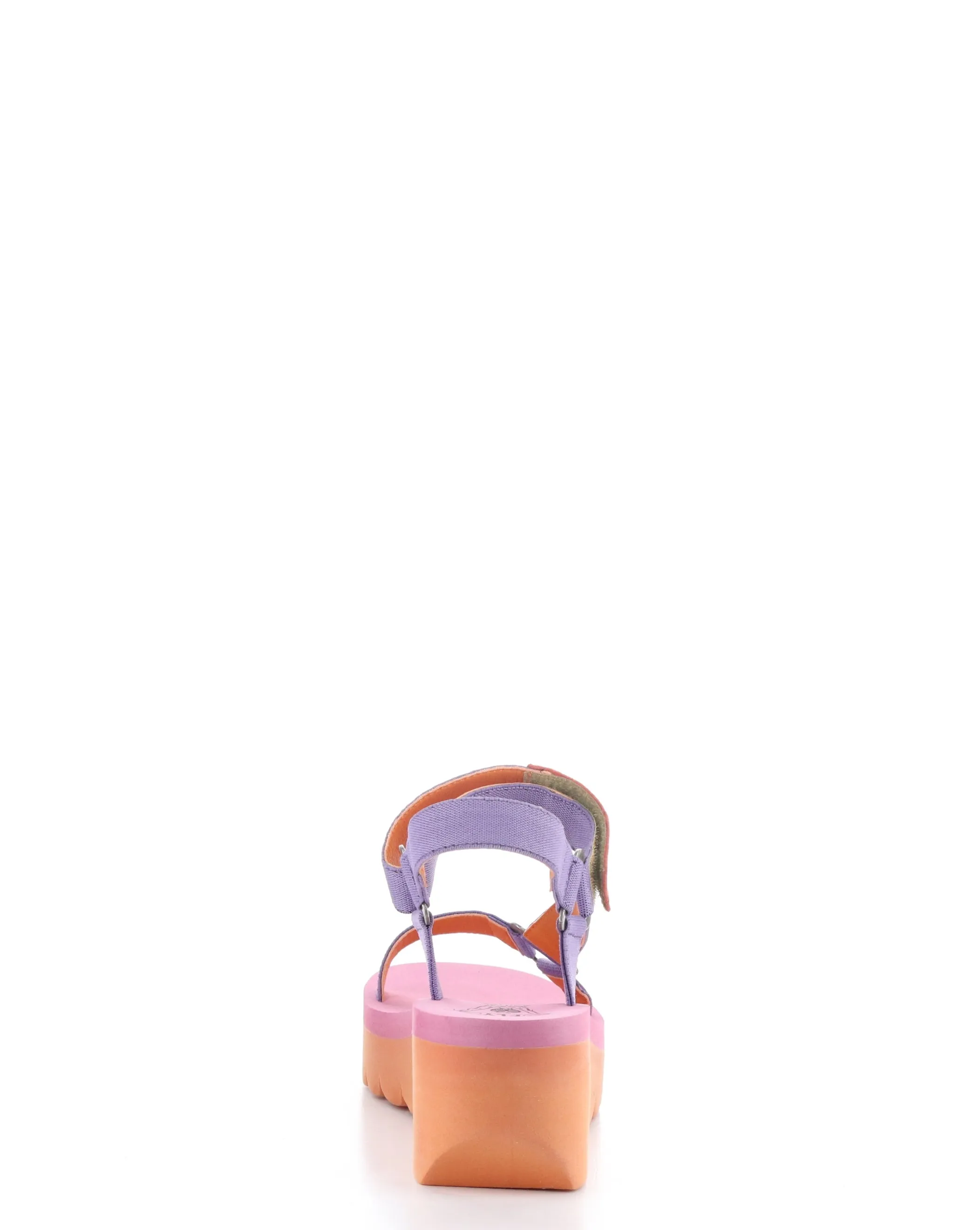 YEFA726FLY 008 VIOLET/ORANGE Velcro Sandals