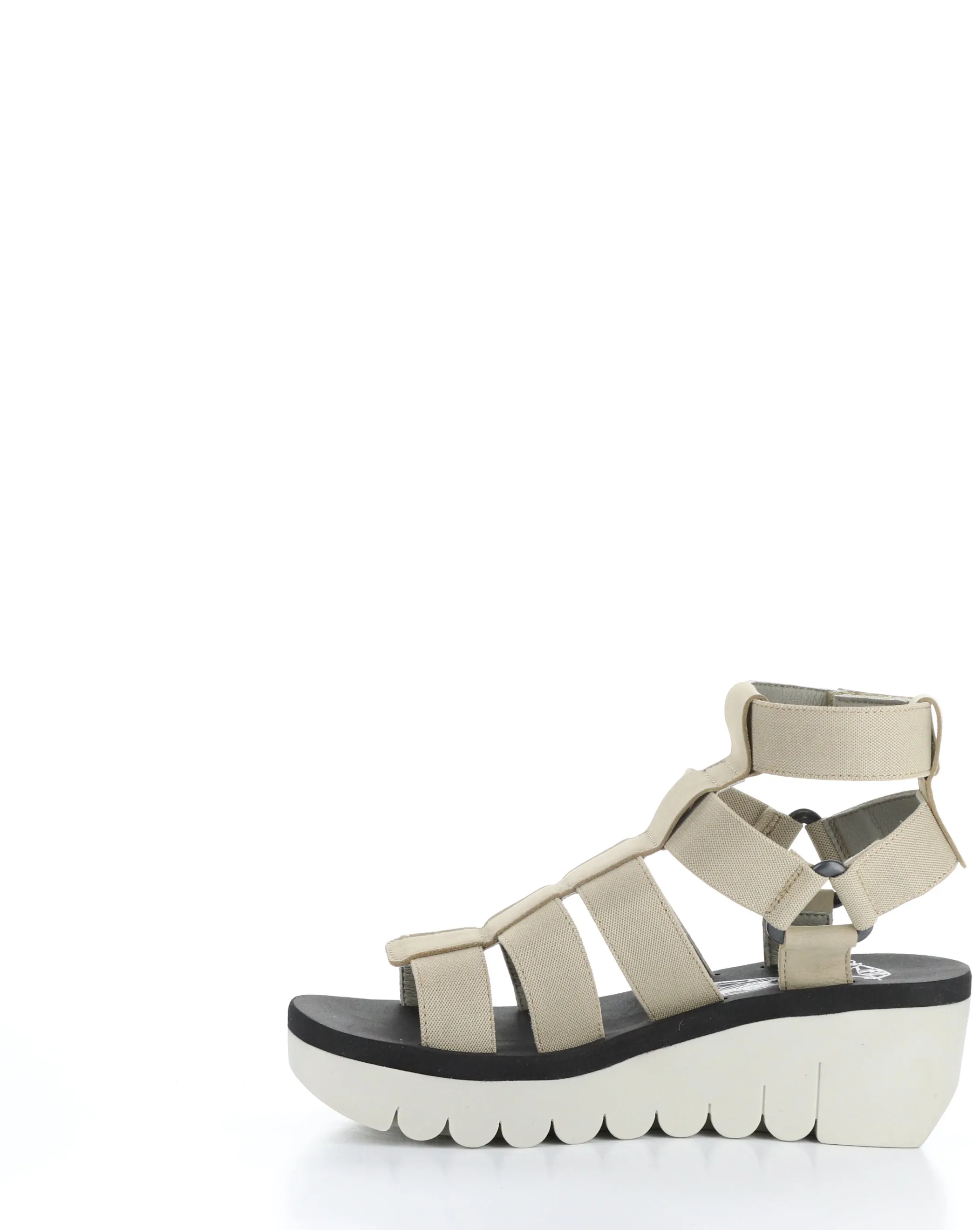 YUFI032FLY Grey Velcro Sandals