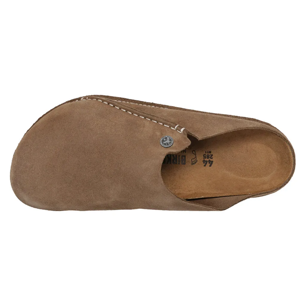 Zermatt Suede Leather Unisex Clogs